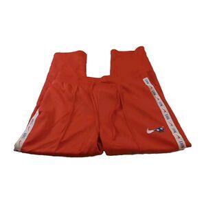 Nike Sportswear Women’s Wind Pants – Size Large Orange w/ White Stripe Vintage
